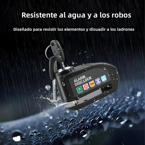 Candado de Disco para Motocicleta con Al