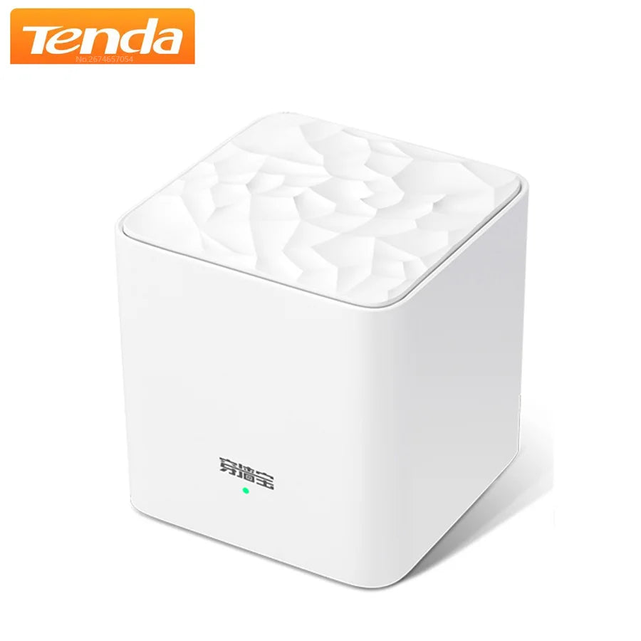 Sistema WiFi Tenda Nova Mesh (MW3) - Hasta 2000 pies cuadrados Cobertura para toda la casa Reemplaza el extensor de enrutador Wi-Fi Único paso fácil a través de la aplicación