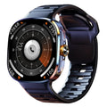 Reloj inteligente M99 5G: pantalla AMOLED de 2,4", cámara giratoria, soporte SIM y WiFi para llamadas independientes y redes sociales.