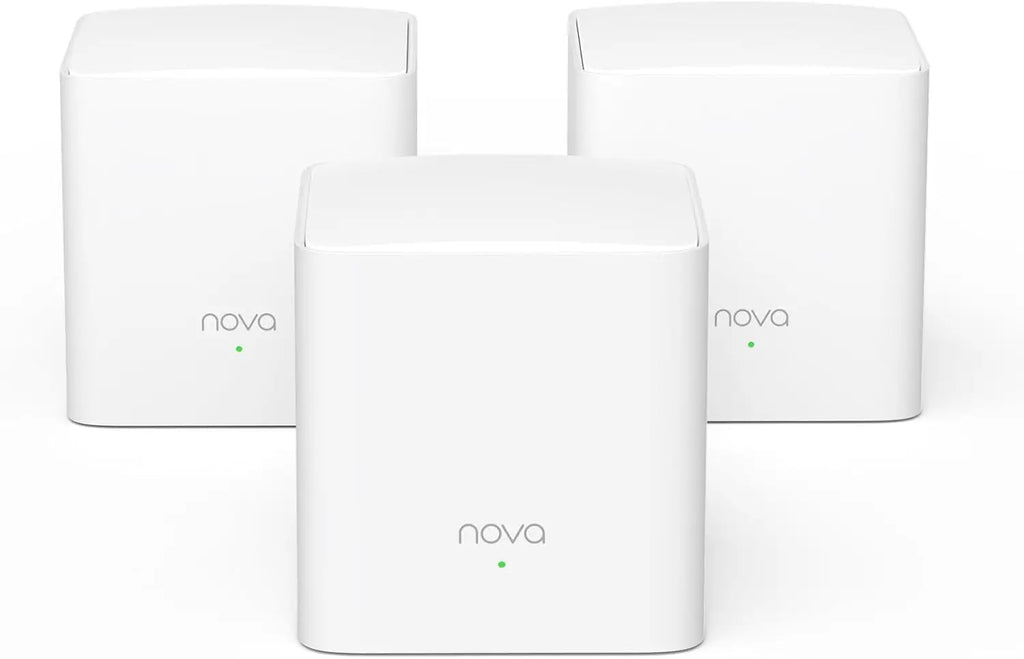Enrutador WiFi Tenda Mesh AC1200 2,4 y 5Ghz MW5G 1200mbps Nova Mesh Router hasta 6000 pies cuadrados Tenda versión Global enrutador de malla Gigabit