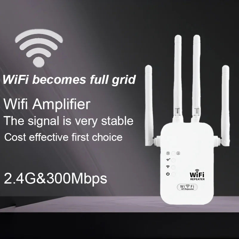 Repetidor WiFi Inalámbrico de 1200Mbps, Amplificador de Señal WiFi de Doble Banda 2.4G 5G, Extensor WiFi 802.11ac Gigabit, Router WPS