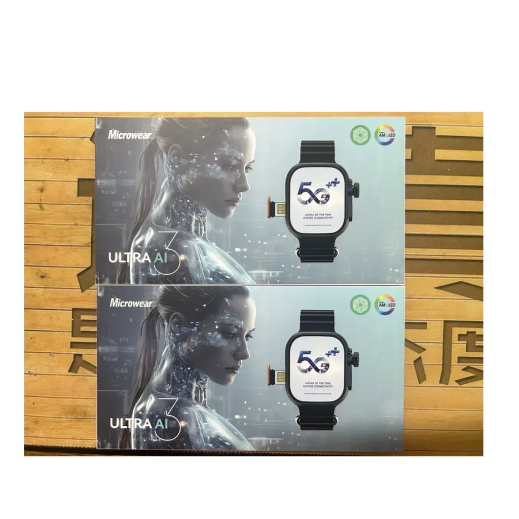 Ai3 Smartwatch: 2,2" 448*528 AMOLED, 4G SIM, 256GB, monitoreo de salud y cámara giratoria